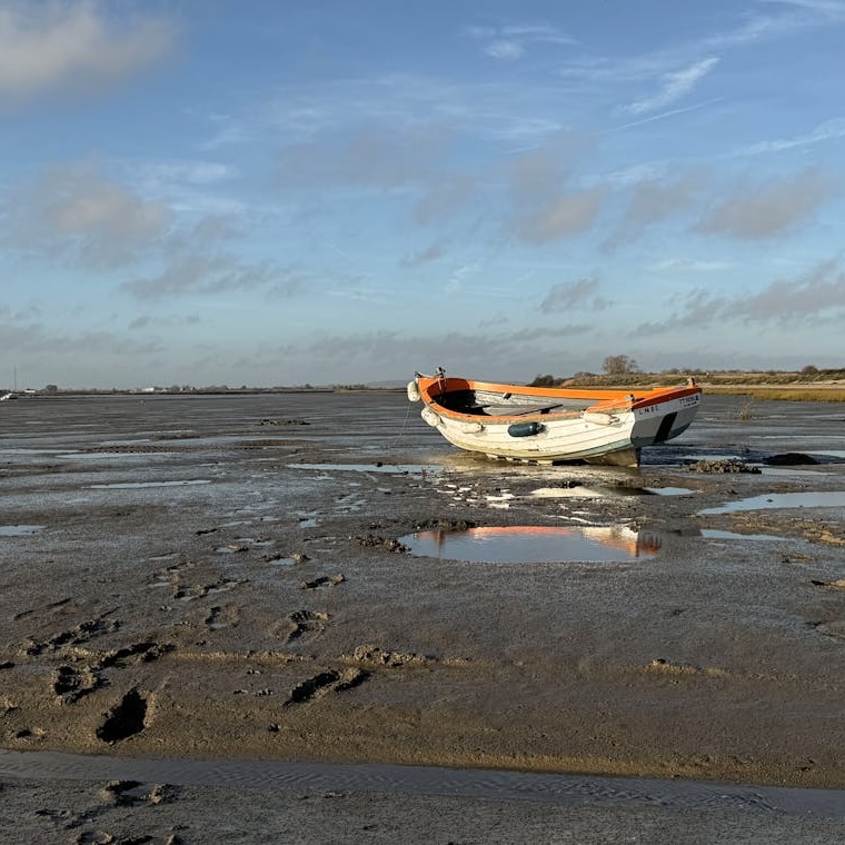 A boat on a beach