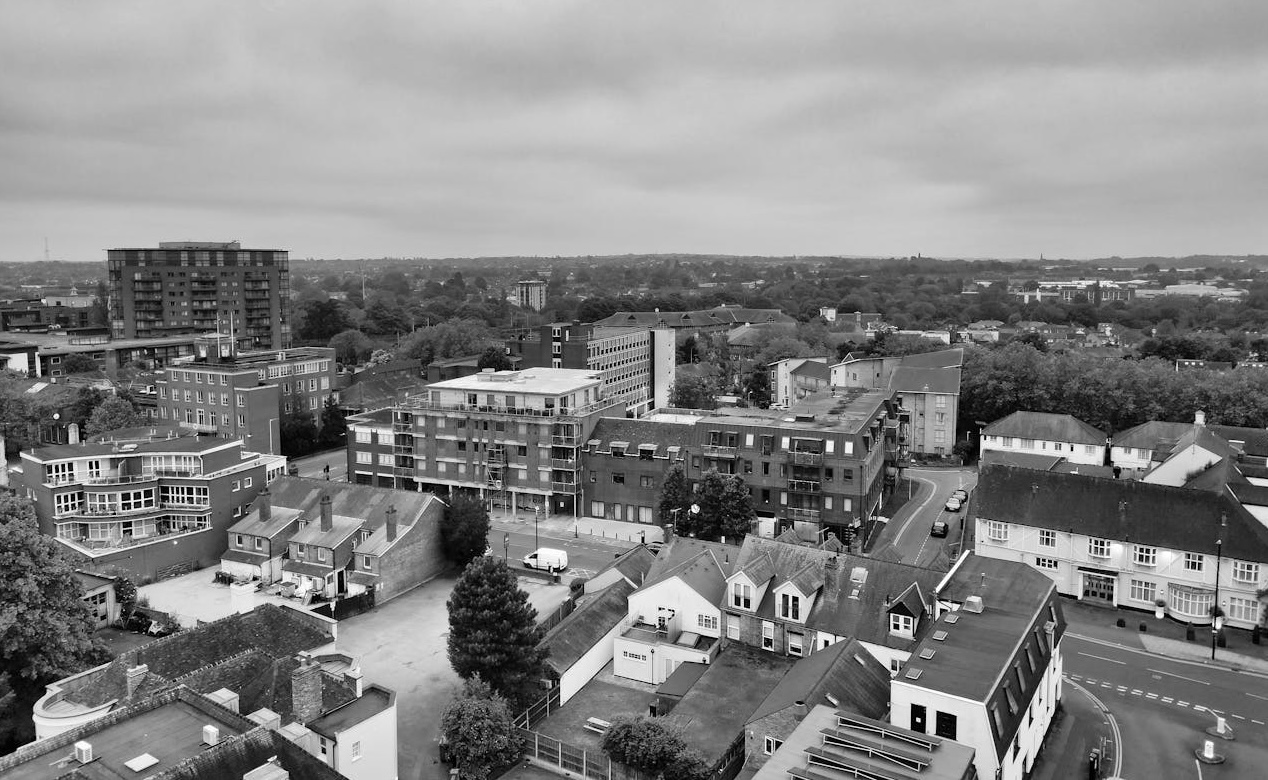 Aerial view of Chelmsford