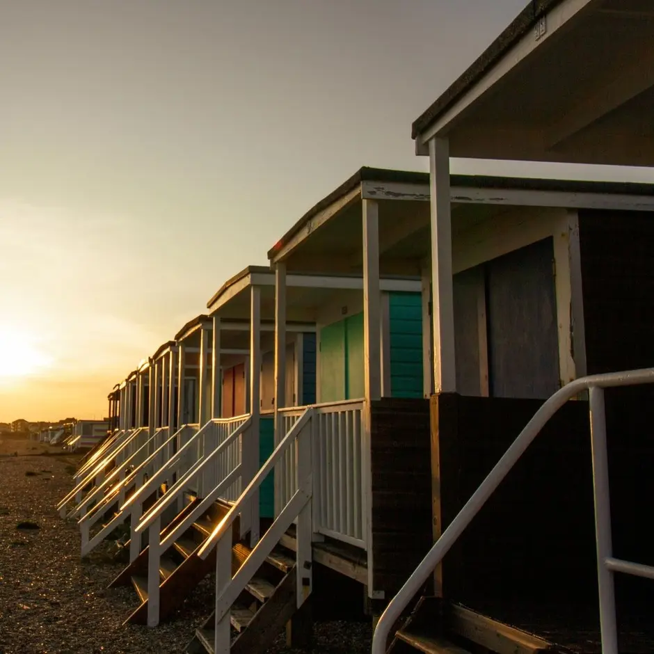 Beach huts in Southend