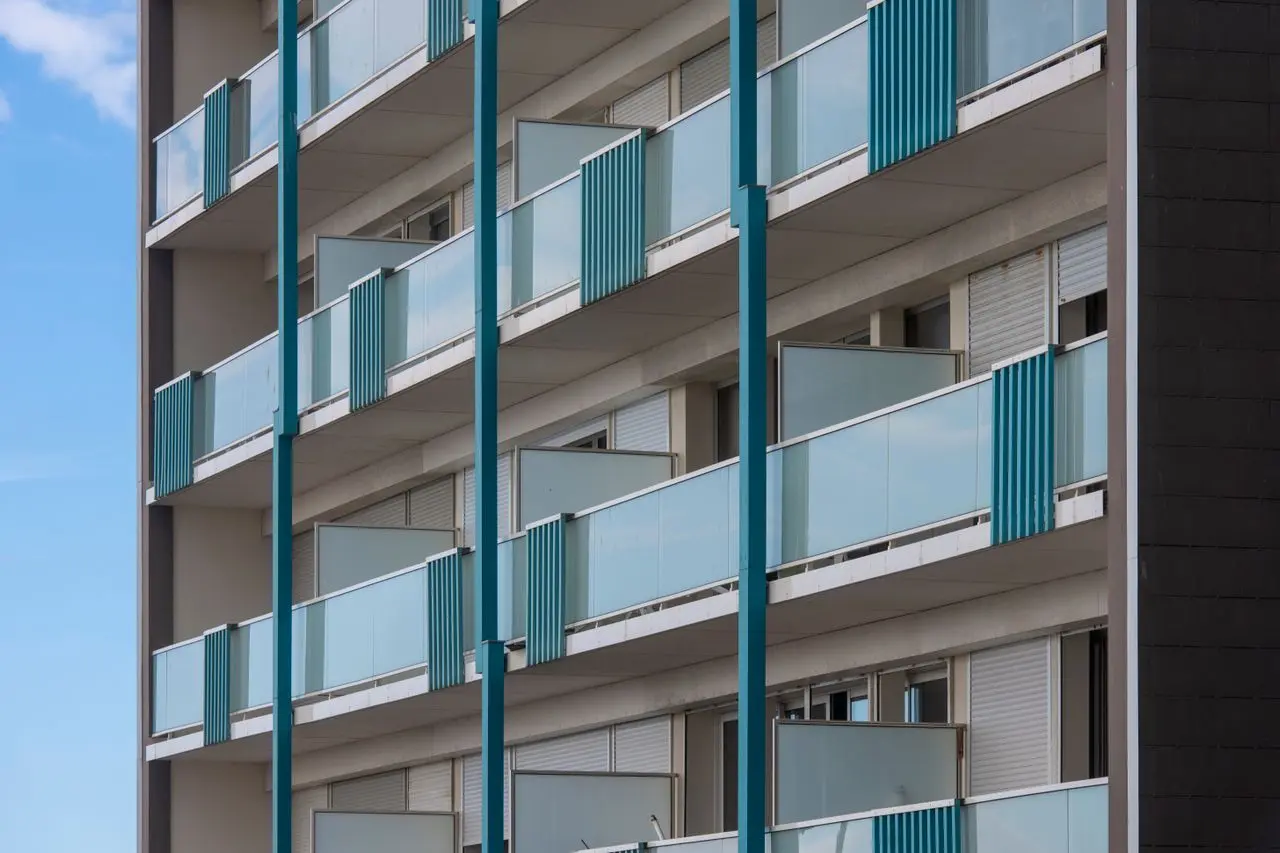 Large modern block of flats